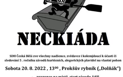 Pozvánka na Českobělskou Neckiádu 20.8.2022