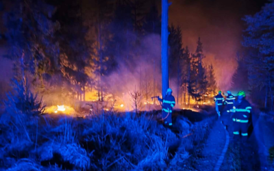 Požár lesního porostu Železné Horky 3.5.2026